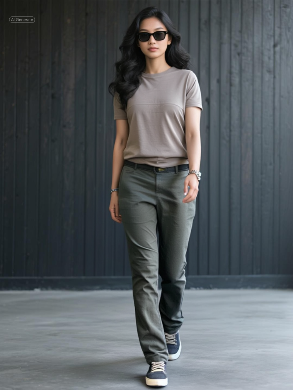 Ladies Crewneck -Embroidery